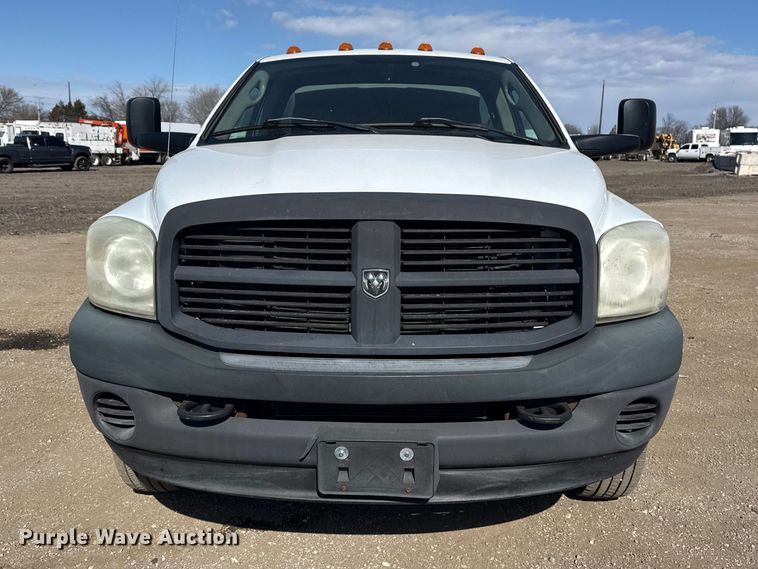 image for item EG2123 2009 Dodge Ram 3500 utility bed pickup truck