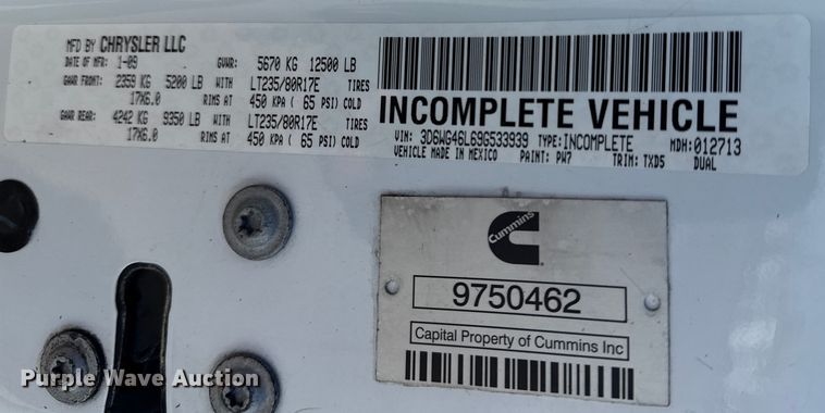 image for item EG2123 2009 Dodge Ram 3500 utility bed pickup truck