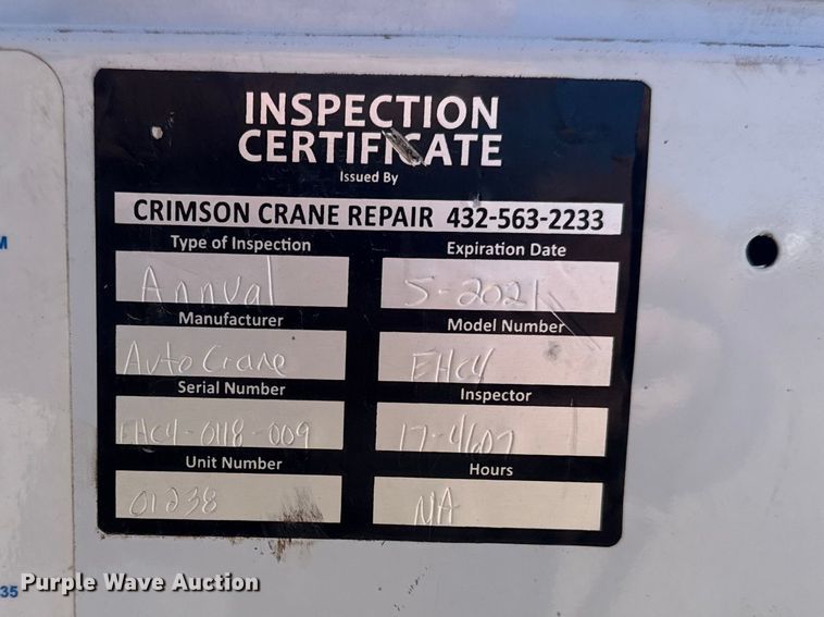 image for item EG2127 2018 Chevrolet Silverado 3500HD Crew Cab utility / service truck