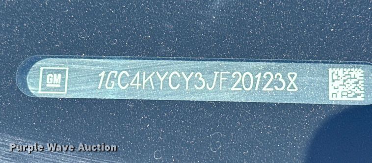 image for item EG2127 2018 Chevrolet Silverado 3500HD Crew Cab utility / service truck