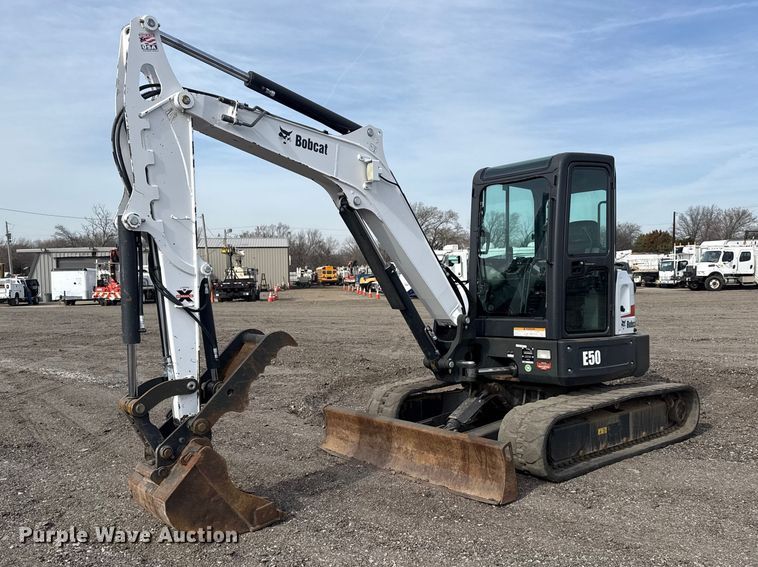 image for item EG2136 2015 Bobcat E50 mini excavator