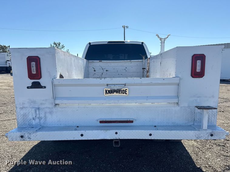 image for item EG2143 2017 Ford F350 Super Duty XL Ext. Cab utility bed pickup truck