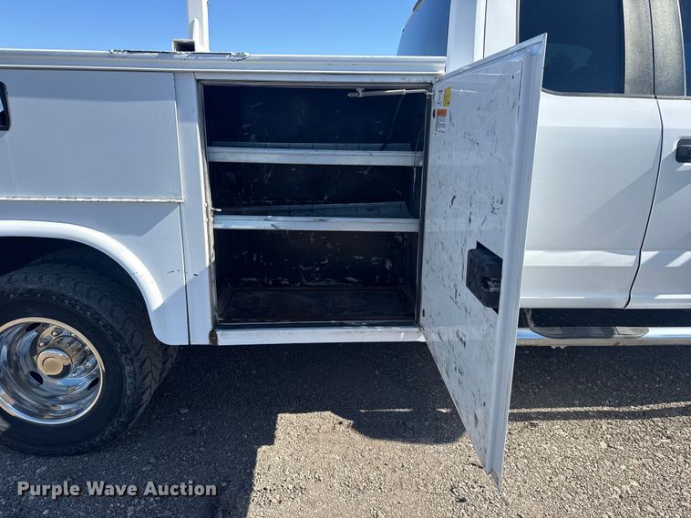 image for item EG2143 2017 Ford F350 Super Duty XL Ext. Cab utility bed pickup truck