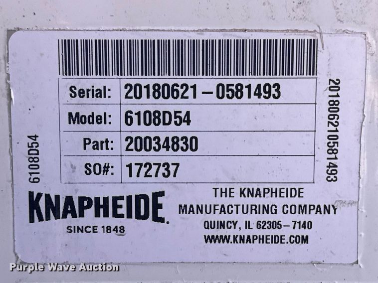 image for item EG2143 2017 Ford F350 Super Duty XL Ext. Cab utility bed pickup truck