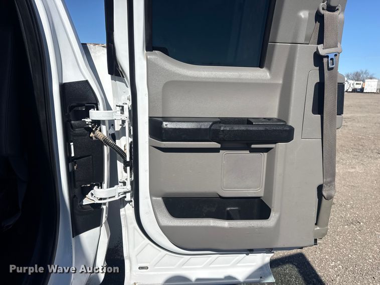 image for item EG2143 2017 Ford F350 Super Duty XL Ext. Cab utility bed pickup truck