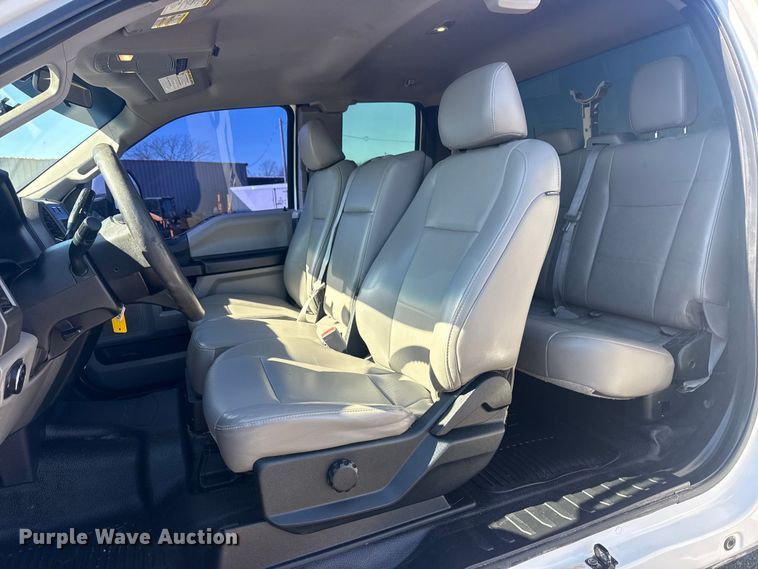 image for item EG2143 2017 Ford F350 Super Duty XL Ext. Cab utility bed pickup truck