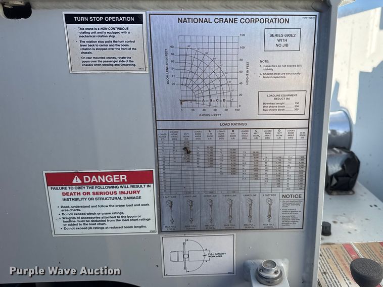 image for item EG2150 2014 Freightliner 114SD crane truck