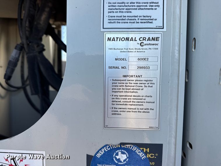 image for item EG2150 2014 Freightliner 114SD crane truck