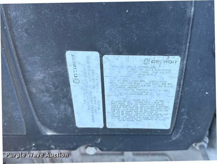 image for item EG2150 2014 Freightliner 114SD crane truck