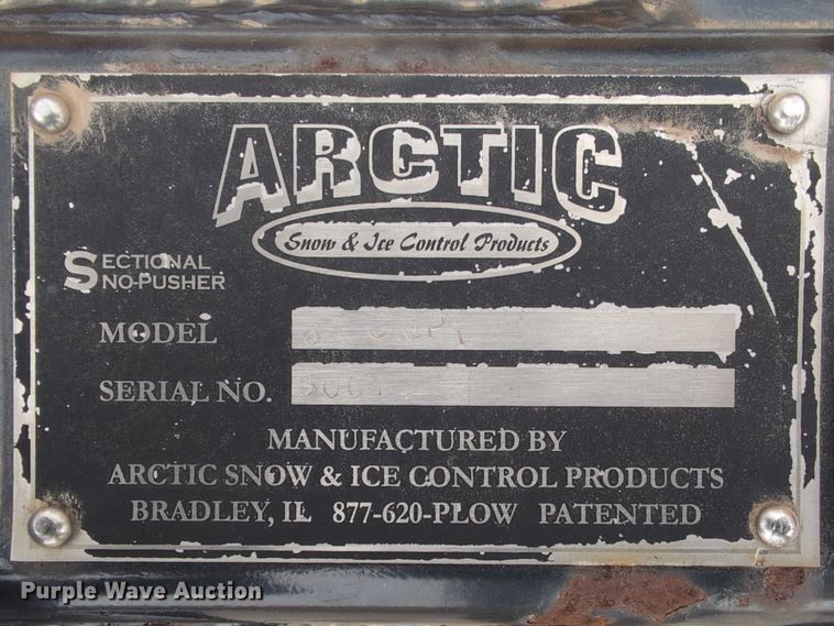 image for item EG2701 Artic 6CMPT skid steer snow pusher