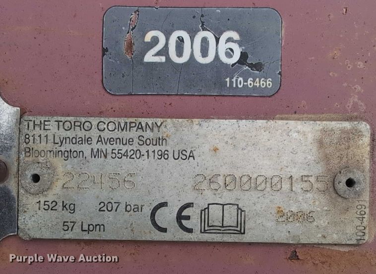 image for item EG2710 2006 Toro 22456 compact utility loader snow blower