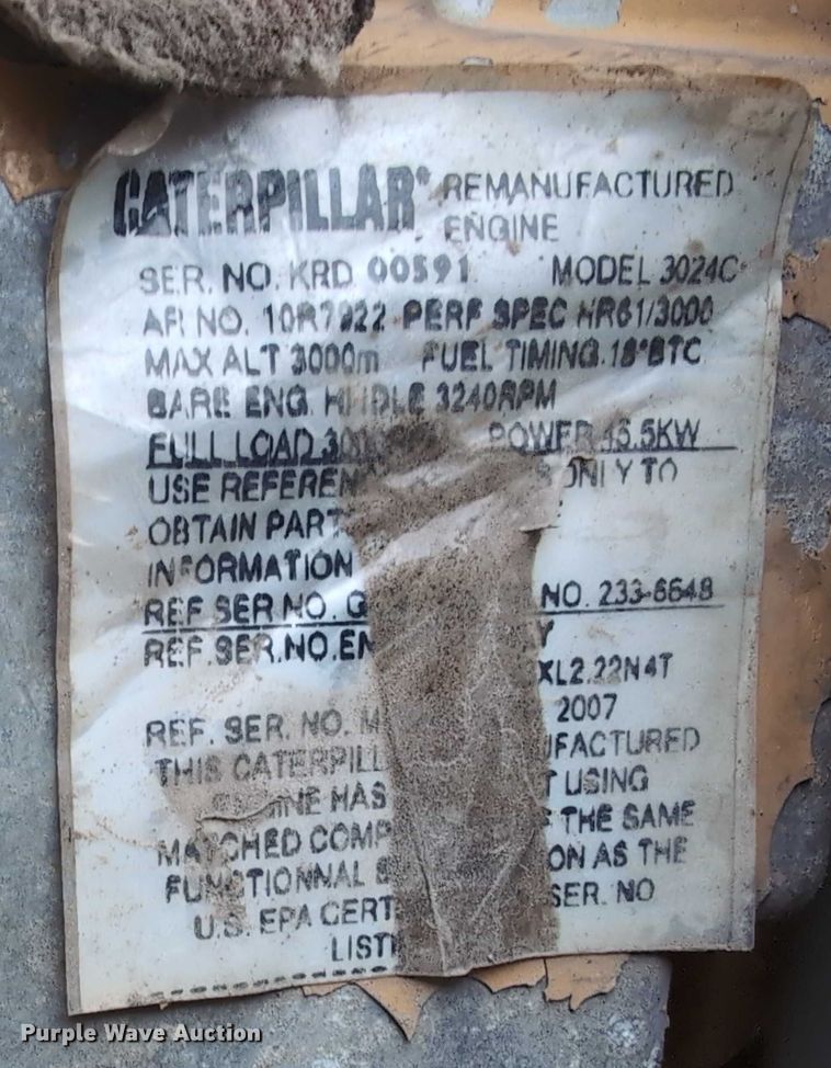 image for item EG2722 2007 Caterpillar 257B tracked skid steer loader