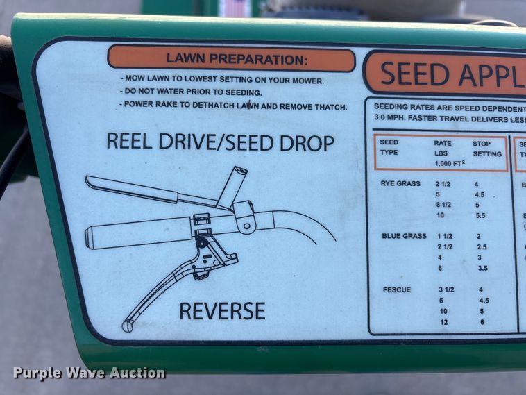 image for item EI5715 Billy Goat OS901SPH over seeder