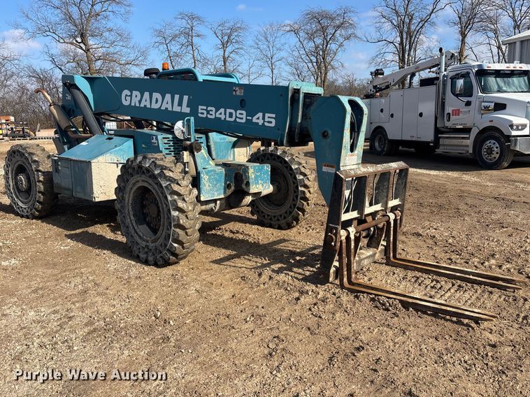 image for item EM5055 2001 Gradall 534D9-45 telehandler