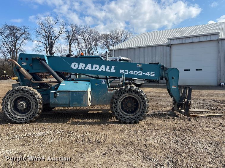 image for item EM5055 2001 Gradall 534D9-45 telehandler