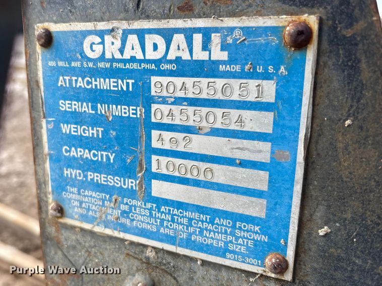 image for item EM5055 2001 Gradall 534D9-45 telehandler