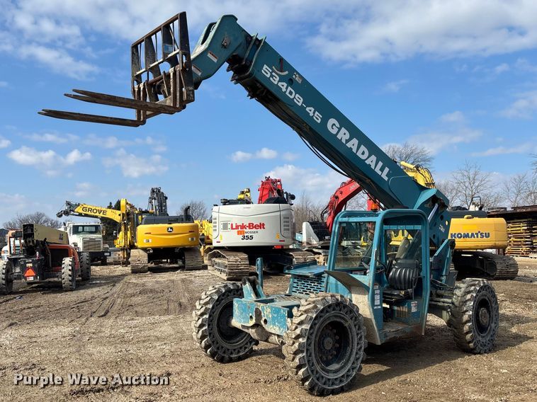 image for item EM5055 2001 Gradall 534D9-45 telehandler