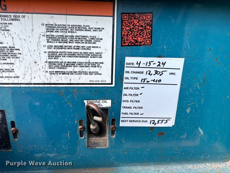 image for item EM5055 2001 Gradall 534D9-45 telehandler