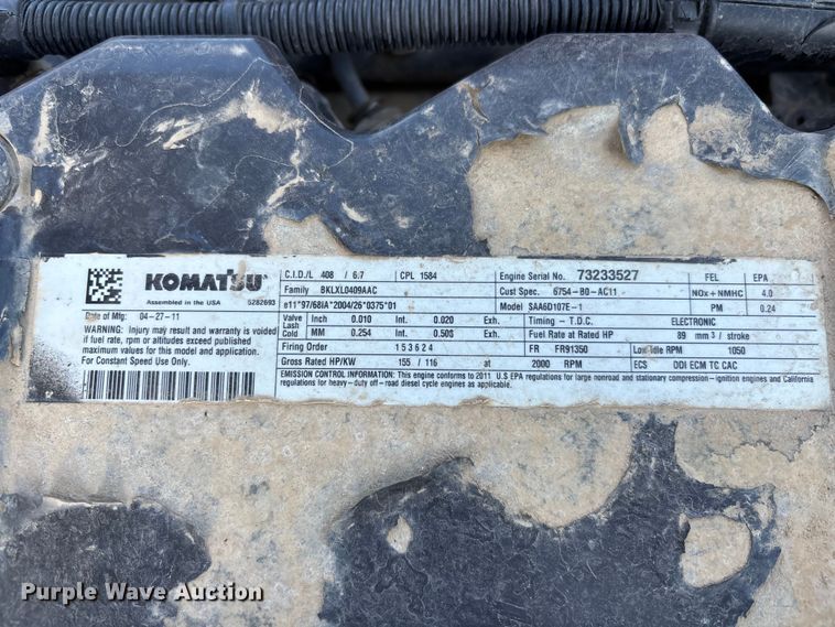 image for item EM5056 2011 Komatsu PC200LC-8 excavator