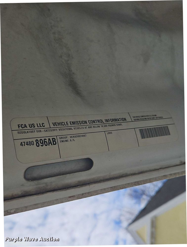 image for item EO7032 2017 RAM 5500 utility / service truck