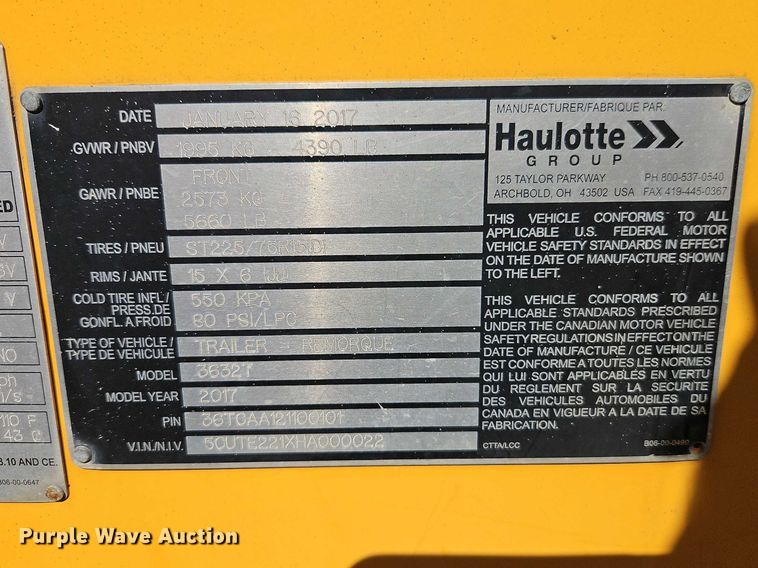 image for item EO7033 2017 Haulotte 3632T boom lift