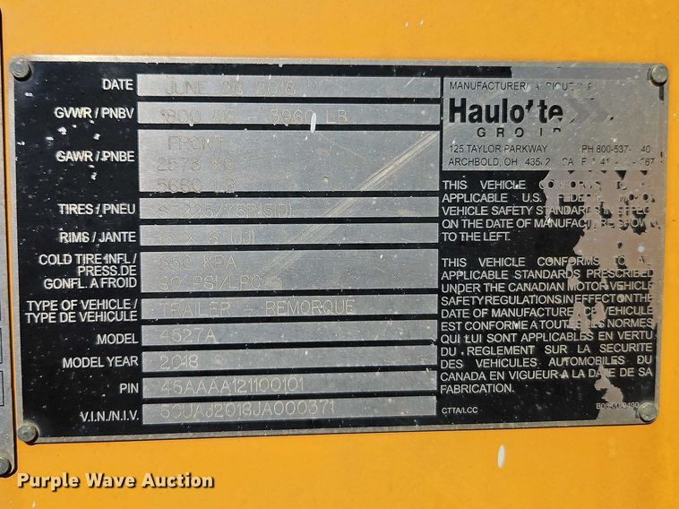 image for item EO7034 2018 Houlotte 4527A boom lift