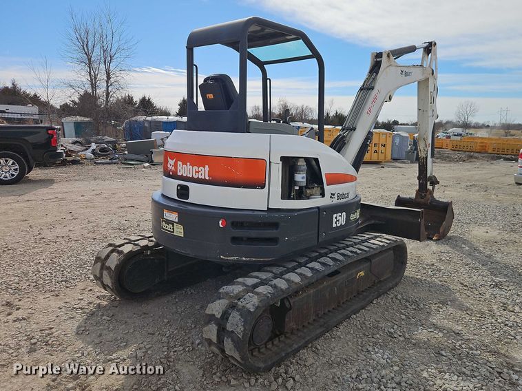 image for item EO7037 2017 Bobcat E50 mini excavator