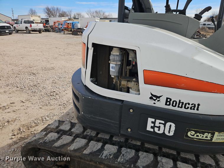 image for item EO7037 2017 Bobcat E50 mini excavator