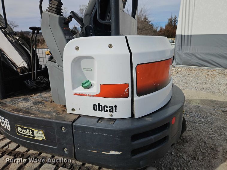 image for item EO7037 2017 Bobcat E50 mini excavator