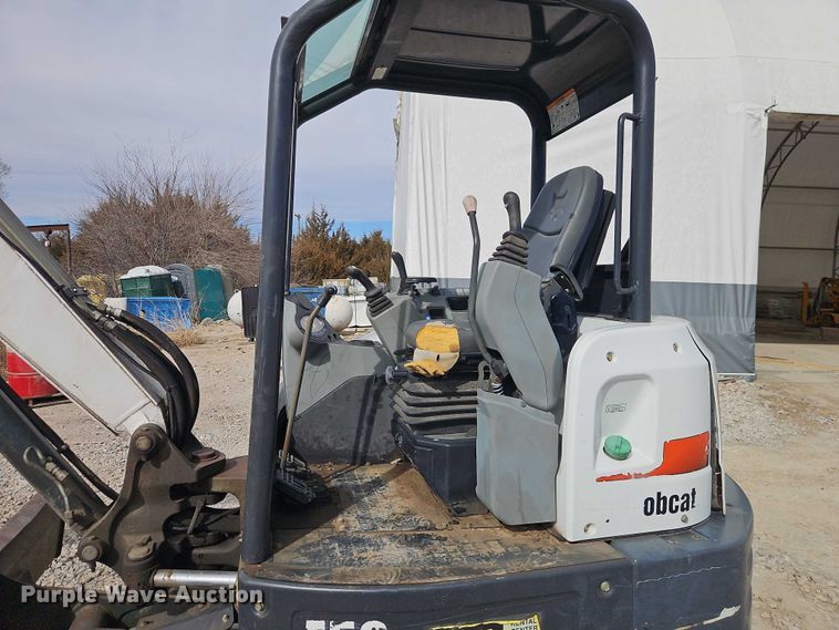 image for item EO7037 2017 Bobcat E50 mini excavator