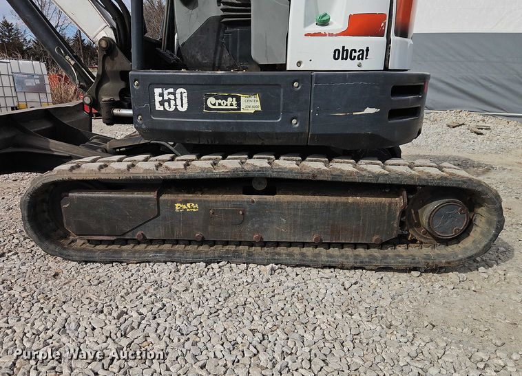 image for item EO7037 2017 Bobcat E50 mini excavator