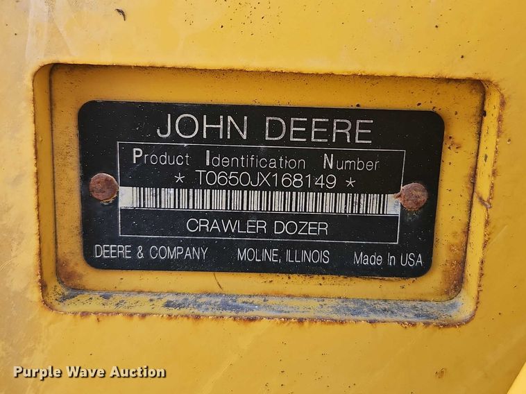 image for item EO7048 2008 John Deere 650J XLT dozer