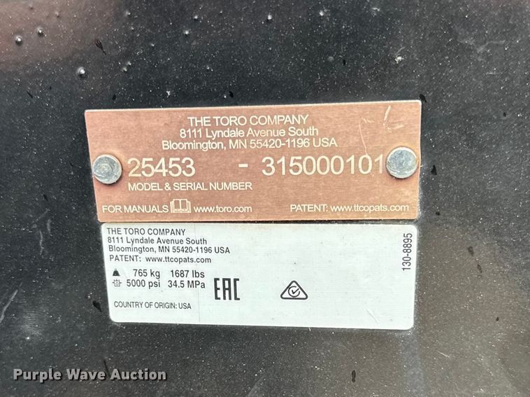 image for item ER0433 2015 Toro RT1200 trencher