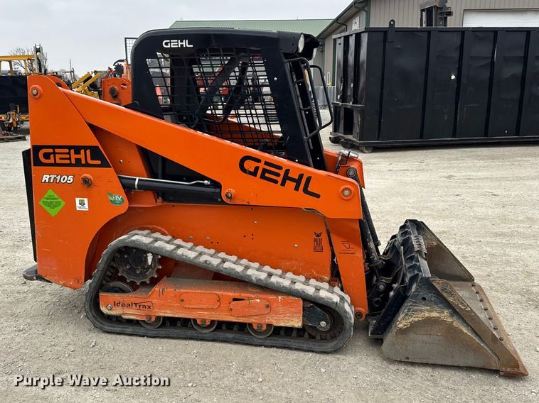 image for item ER0435 2021 Gehl RT105 tracked skid steer loader
