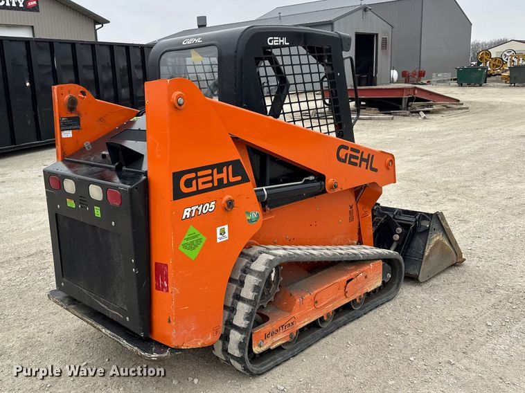 image for item ER0435 2021 Gehl RT105 tracked skid steer loader
