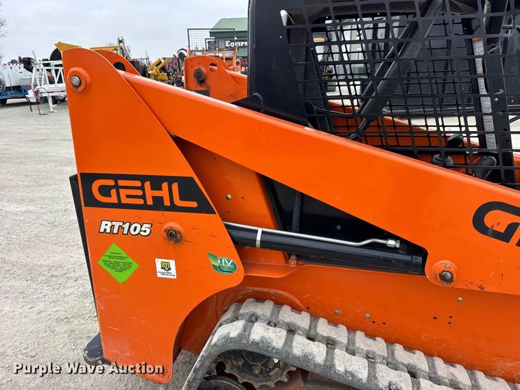 image for item ER0435 2021 Gehl RT105 tracked skid steer loader