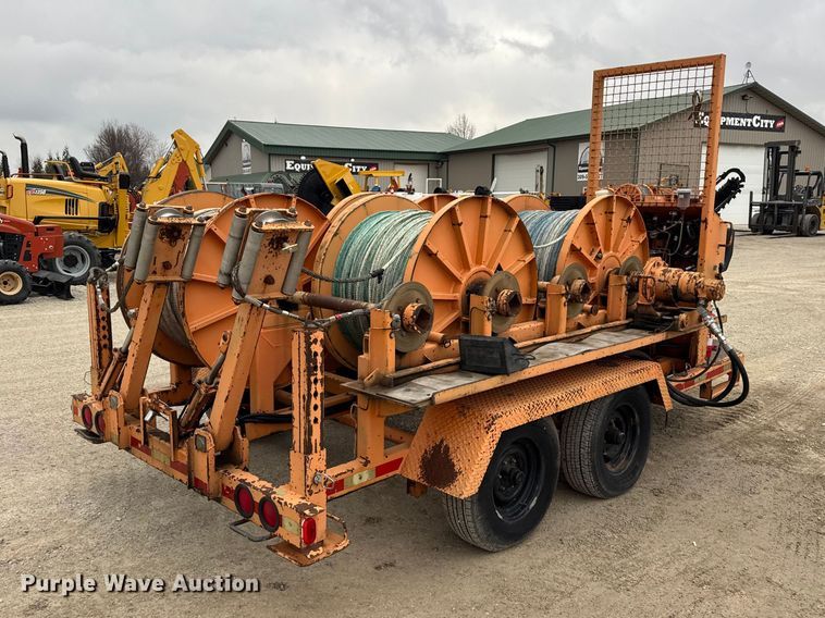 image for item ER0444 1997 Sherman & Reilly PLW180 cable puller trailer