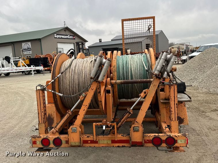 image for item ER0444 1997 Sherman & Reilly PLW180 cable puller trailer