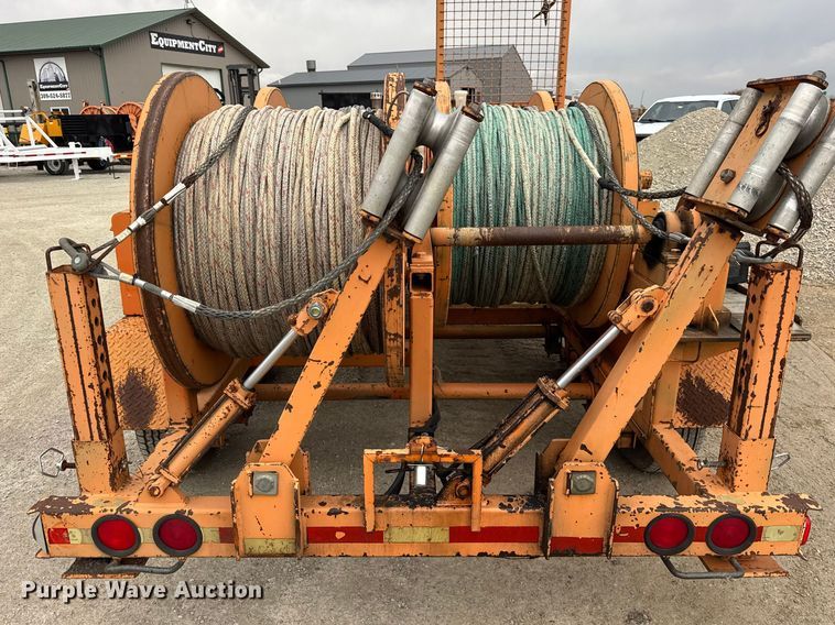 image for item ER0444 1997 Sherman & Reilly PLW180 cable puller trailer