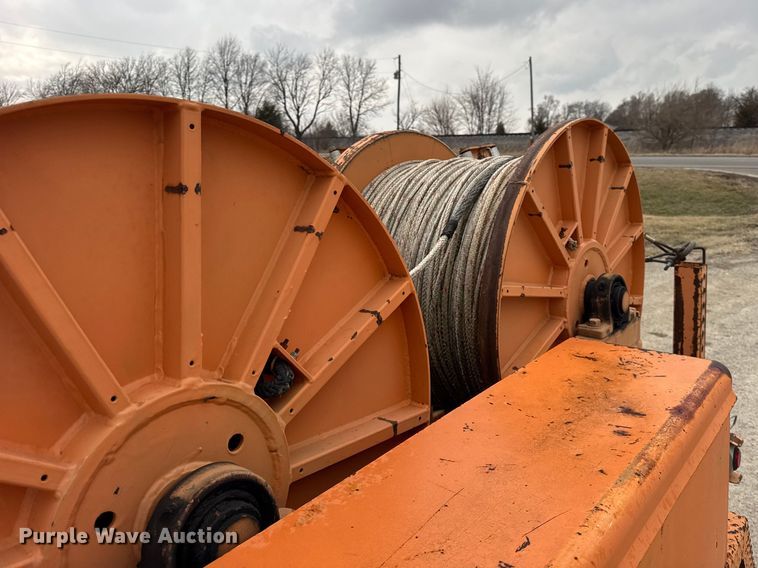 image for item ER0444 1997 Sherman & Reilly PLW180 cable puller trailer