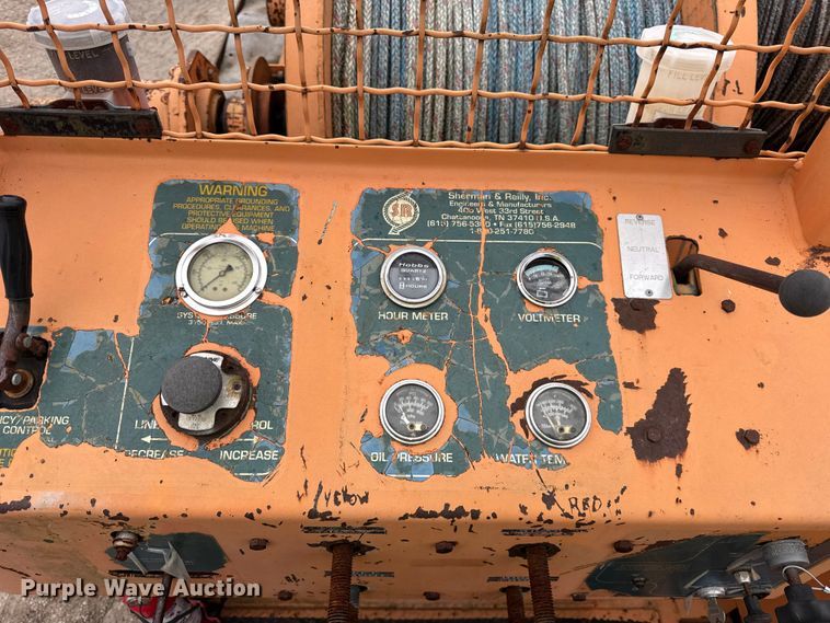 image for item ER0444 1997 Sherman & Reilly PLW180 cable puller trailer