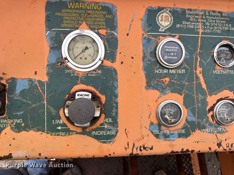 image for item ER0444 1997 Sherman & Reilly PLW180 cable puller trailer