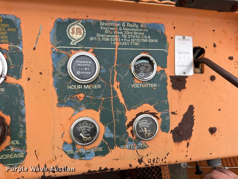 image for item ER0444 1997 Sherman & Reilly PLW180 cable puller trailer