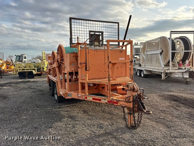 image for item ER0446 2005 Wagner Smith T-4DP-75 cable puller trailer