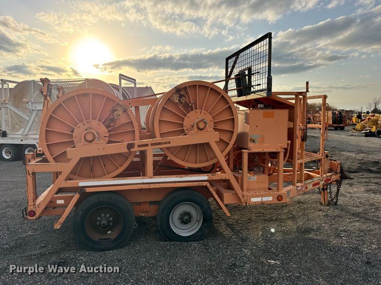 image for item ER0446 2005 Wagner Smith T-4DP-75 cable puller trailer