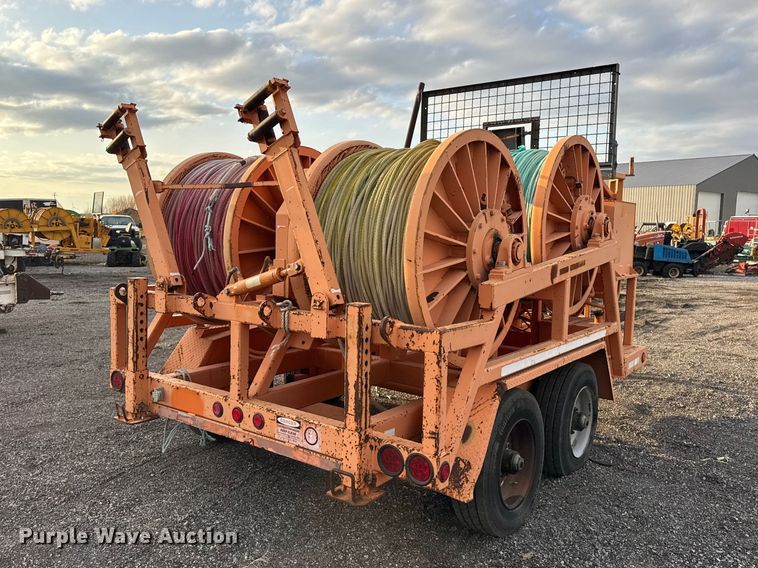 image for item ER0446 2005 Wagner Smith T-4DP-75 cable puller trailer