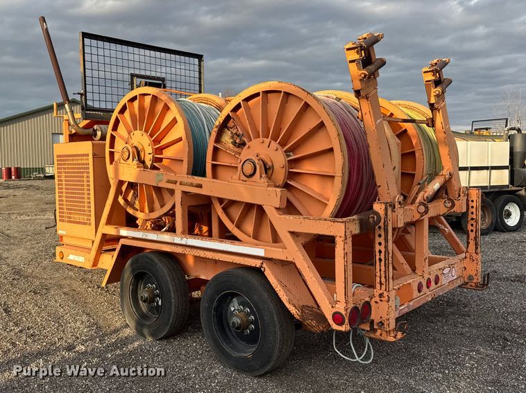 image for item ER0446 2005 Wagner Smith T-4DP-75 cable puller trailer