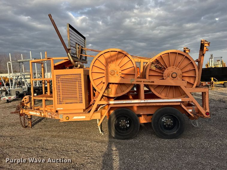 image for item ER0446 2005 Wagner Smith T-4DP-75 cable puller trailer