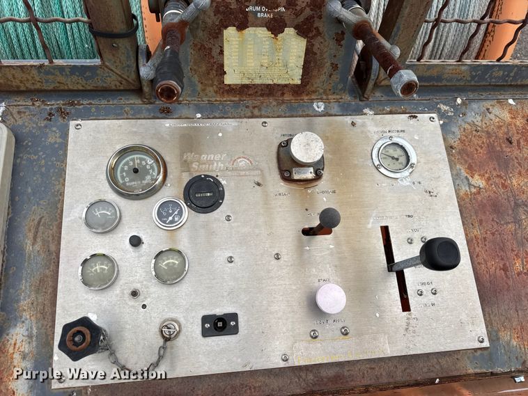 image for item ER0446 2005 Wagner Smith T-4DP-75 cable puller trailer