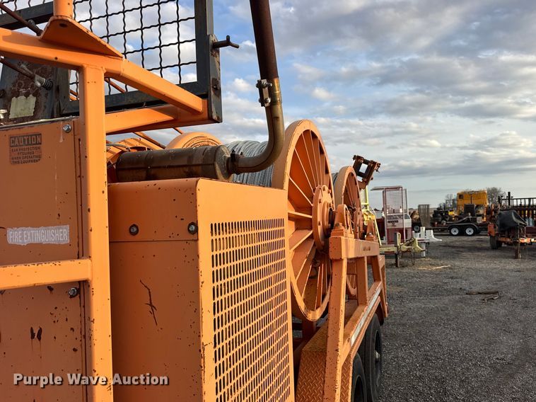 image for item ER0446 2005 Wagner Smith T-4DP-75 cable puller trailer